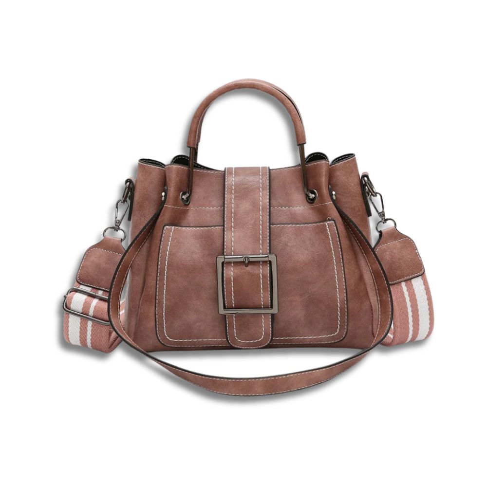 Amira | Women's Korean Vintage-Style Leather Crossbody Handbag