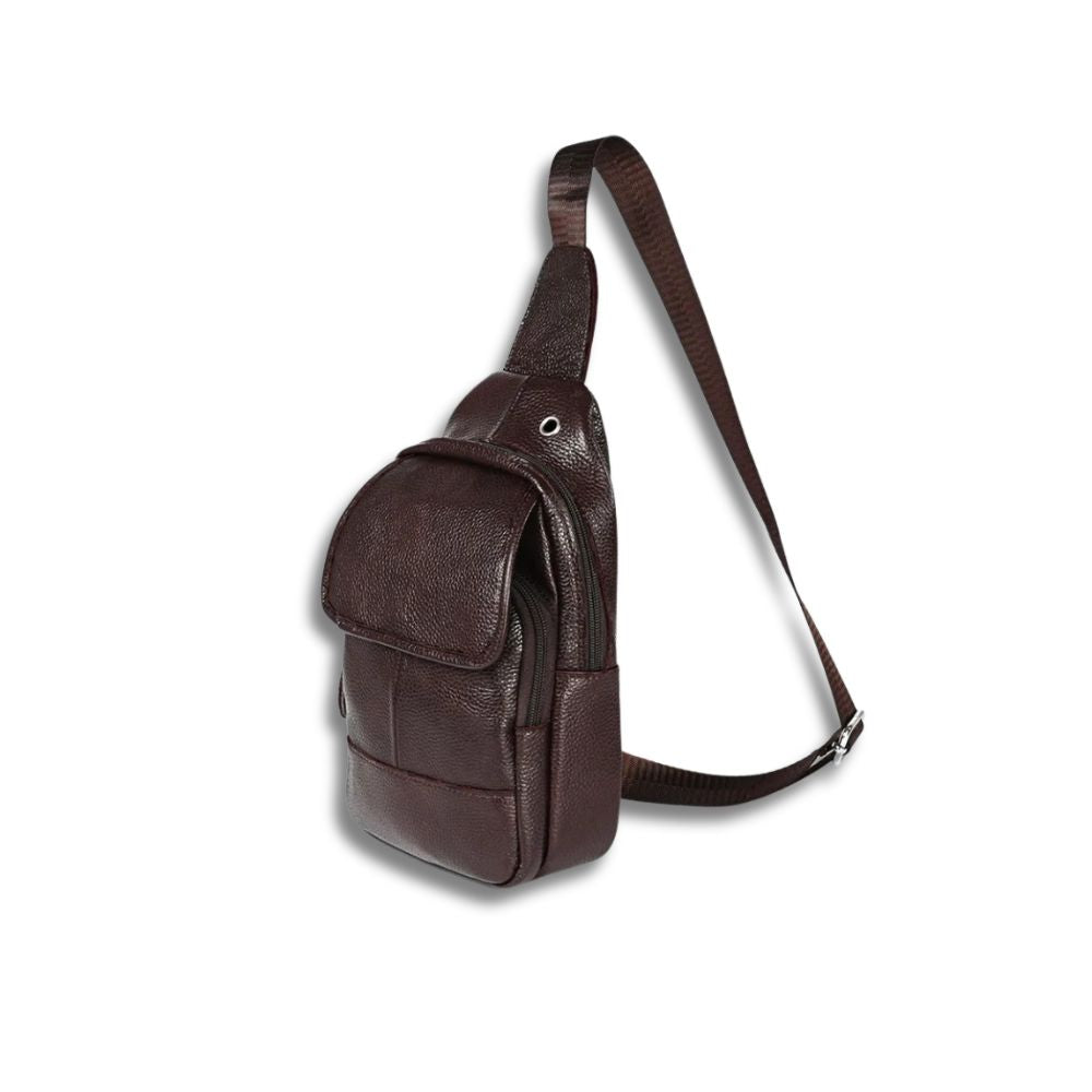 Mckenzie | Men's Leather Luxury Crossbody Travel Bag