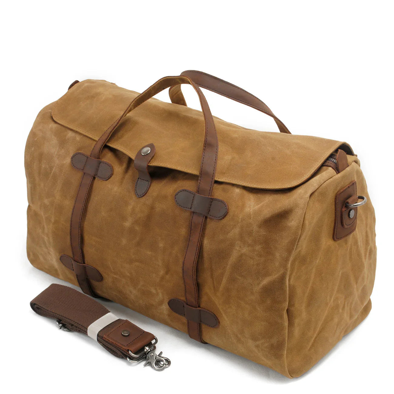 Henry | Waxed Waterproof Canvas Large Travel Garment Sports Duffle Bag