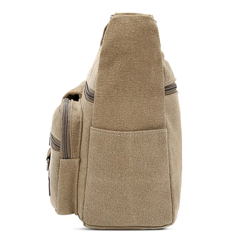Calvin | Men's Canvas Crossbody Messenger Bag