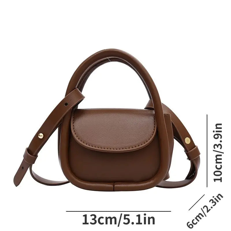 Emma | Women's Mini Vintage Crossbody Sling Saddle Bag
