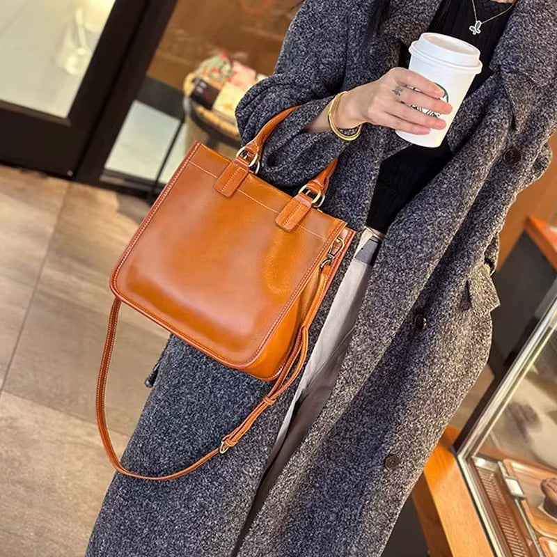 Emma | Women's Vintage Square Crossbody Sling Handbag