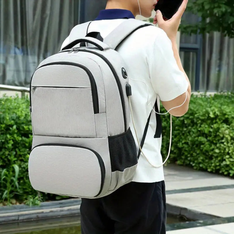 Marcus | Men's Multi-Functional Waterproof Travel Backpack with Insulated Lunch Compartment