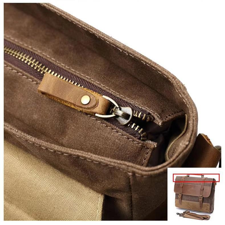Thomas | Men's Vintage Water-Resistant Canvas Crossbody Messenger Travel Bag