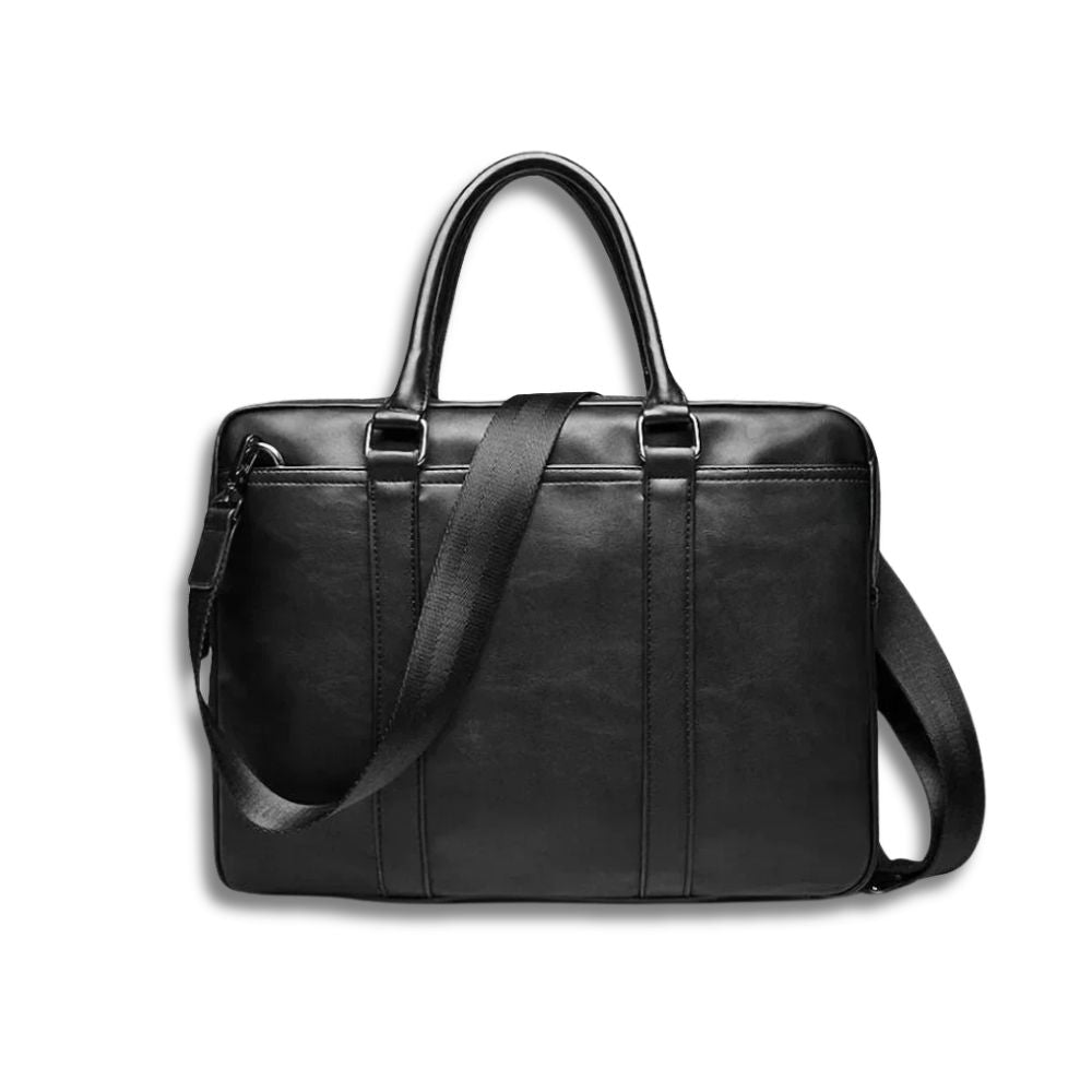 Leighton | Men's Classic Leather Laptop Briefcase Crossbody Messenger Handbag