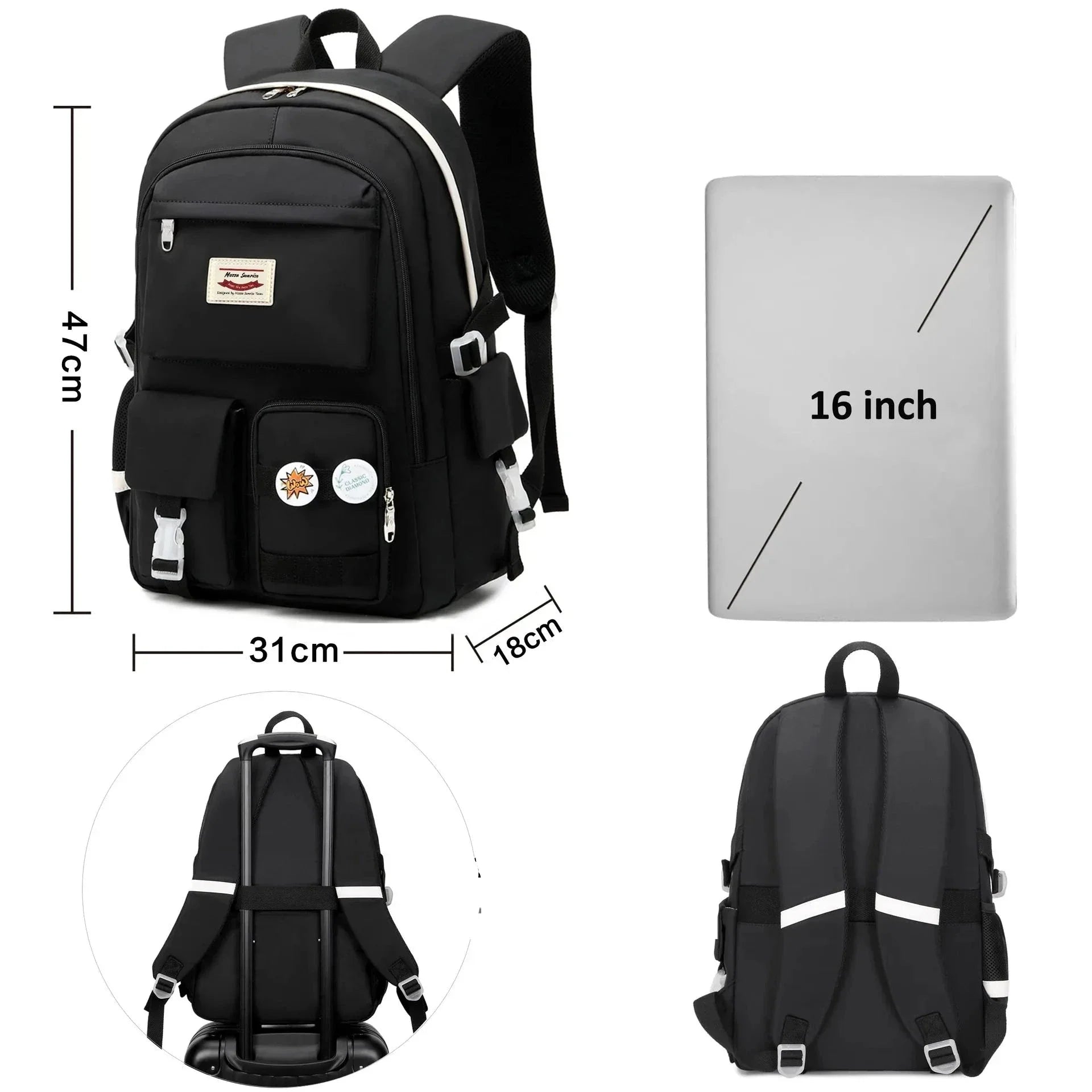 Harper | Women's Anti-Theft Waterproof Laptop Travel Backpack
