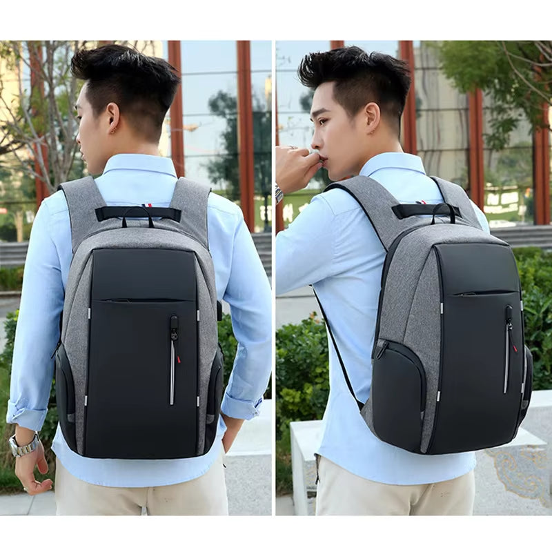 Mason | Anti-theft Waterproof Laptop Rucksack Large Travel Backpack with USB Charging Port