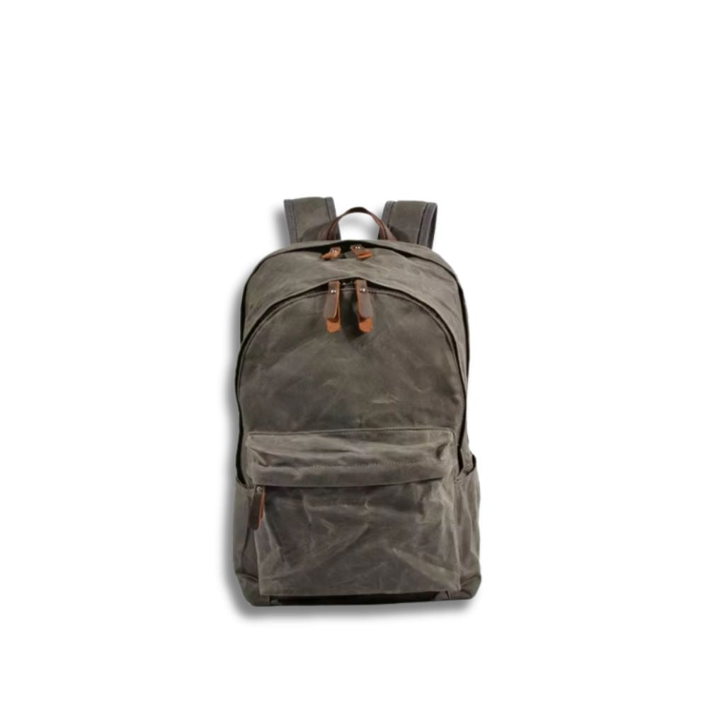 Emery | Vintage Waxed Canvas Travel Backpack