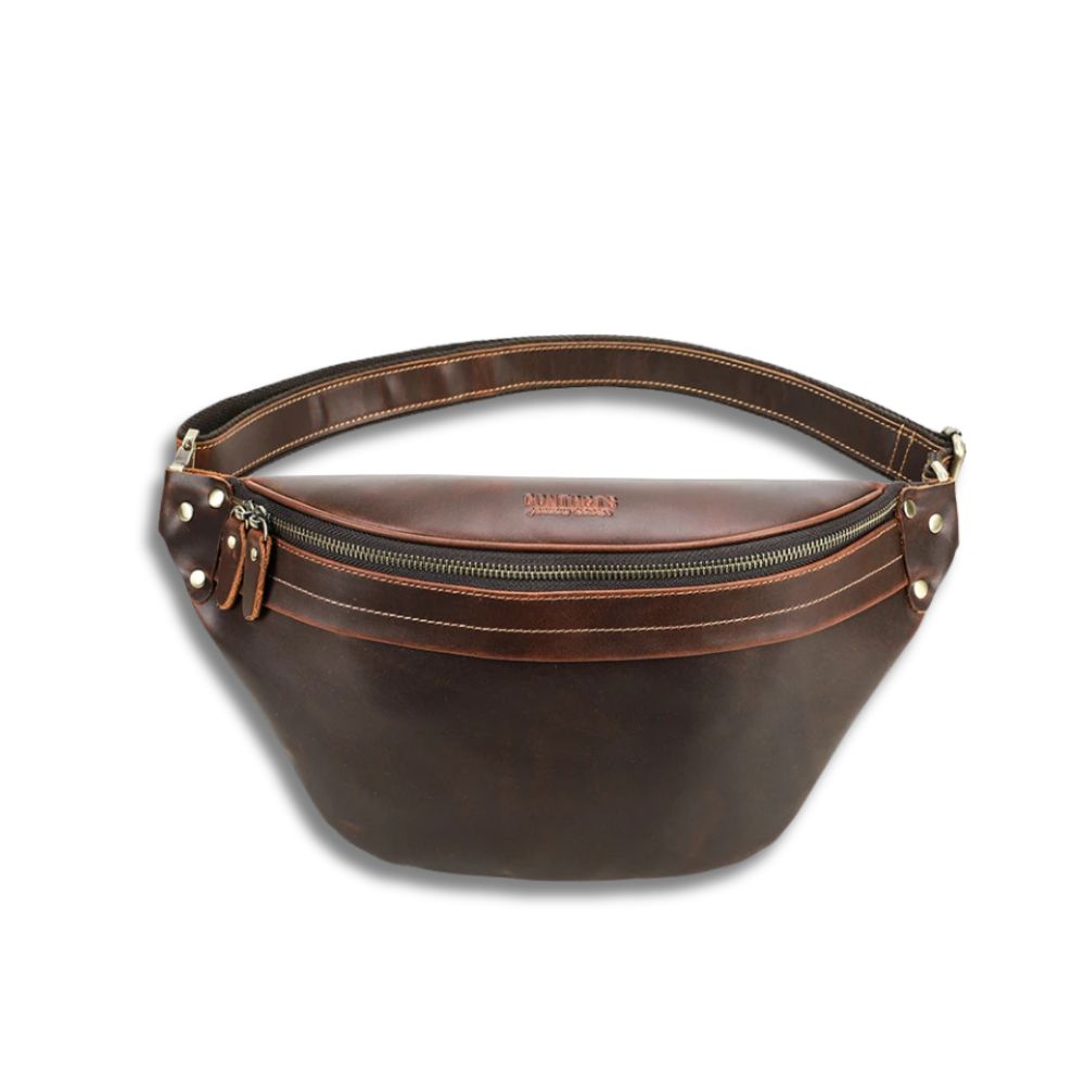 Kali | Men's Leather Travel Crossbody Fanny Pack Bum Bag