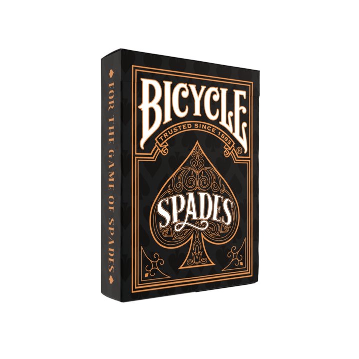 Spades Playing Cards, Premium Deck of 52 Cards Plus Jokers, Standard Poker Size Card Deck for Spades Bridge Poker and Classic Card Games, Smooth Linen Finish Cards for the Gentleman's Table, Cigar Lounge, and Travel