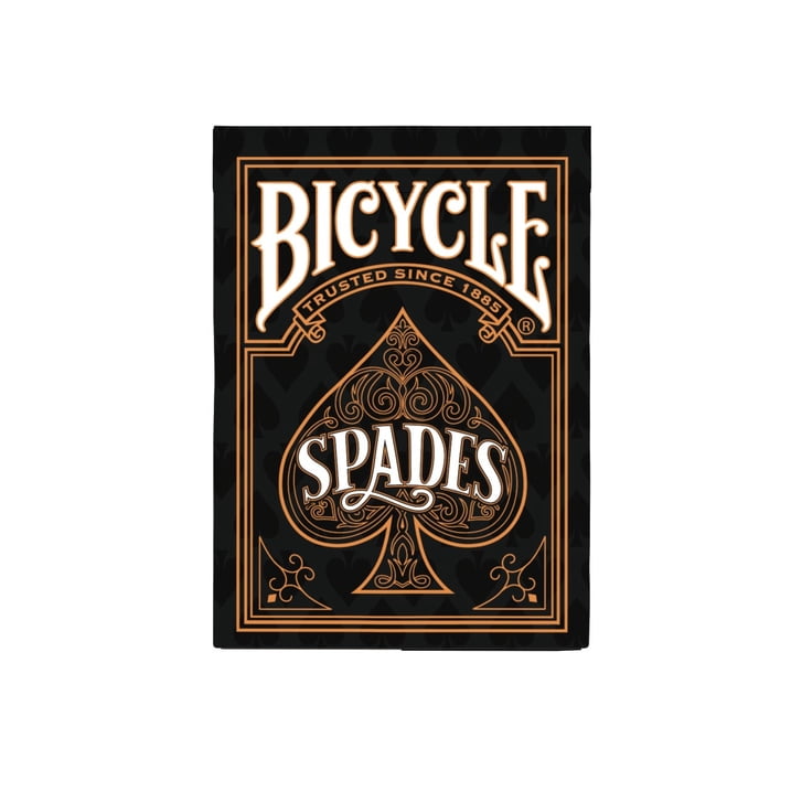 Spades Playing Cards, Premium Deck of 52 Cards Plus Jokers, Standard Poker Size Card Deck for Spades Bridge Poker and Classic Card Games, Smooth Linen Finish Cards for the Gentleman's Table, Cigar Lounge, and Travel