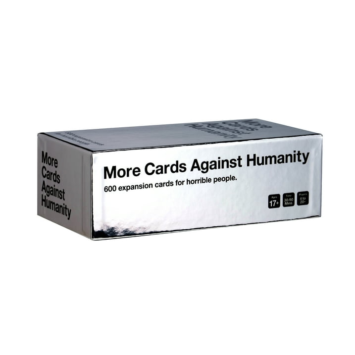 Cards Against Humanity: More Cards Against Humanity, 600-Card Expansion Pack, Includes the Best Cards from the Red Box, Blue Box, and Green Box, Adult Party Card Game Expansion for Game Night with Friends, Travel