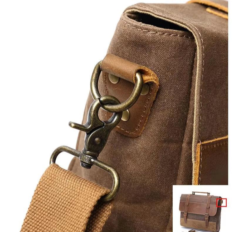 Thomas | Men's Vintage Water-Resistant Canvas Crossbody Messenger Travel Bag