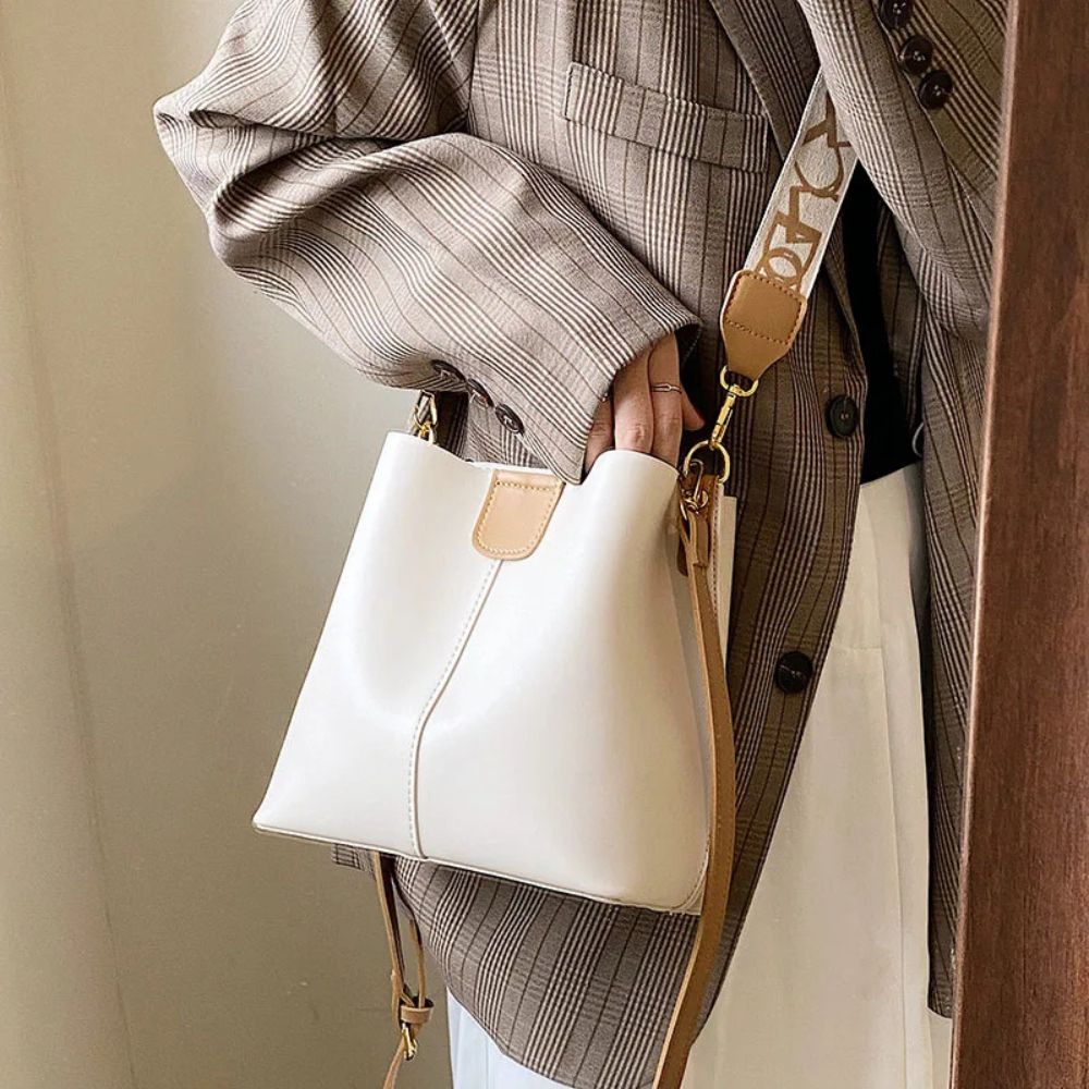 Isla | PU Leather Women's Crossbody Bucket Bag