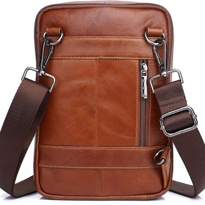Daniel | Men's Leather Crossbody Messenger Bag