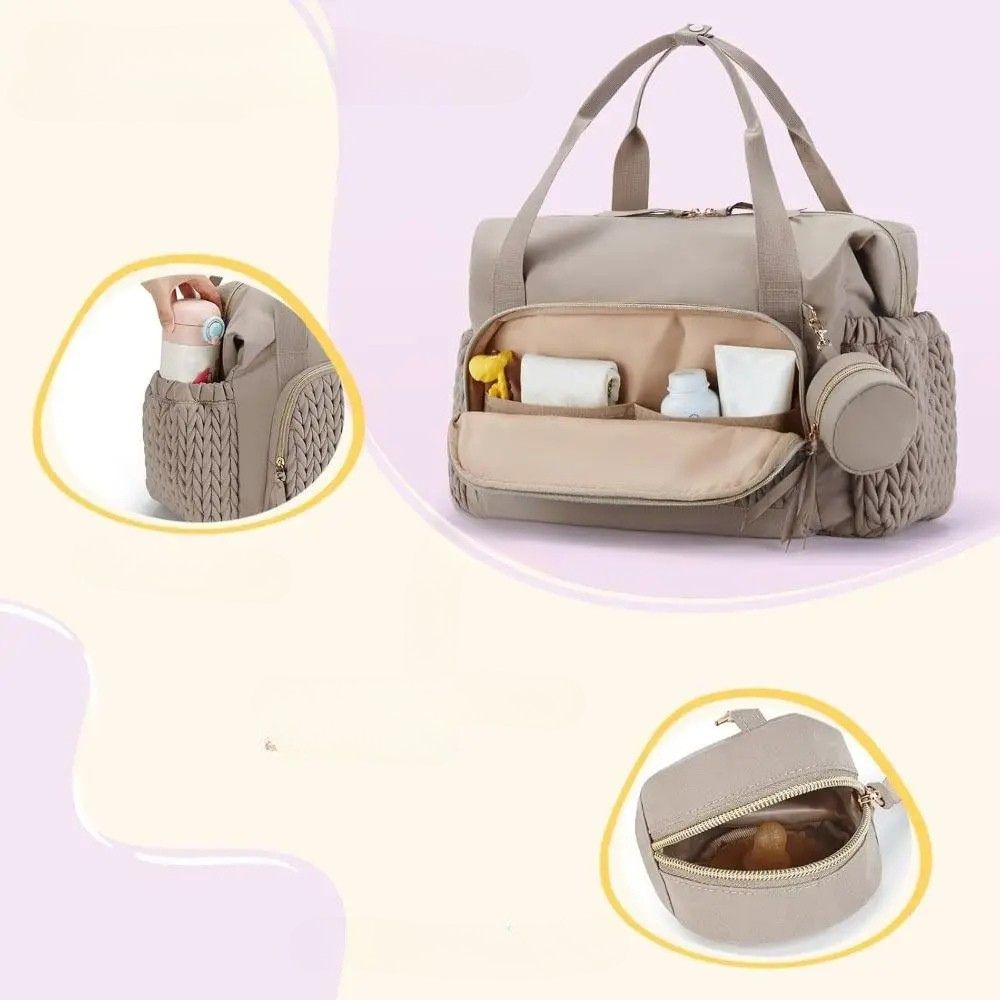 Carter | Men's Large Nylon Gym Travel Duffle Bag with Waterproof Pad