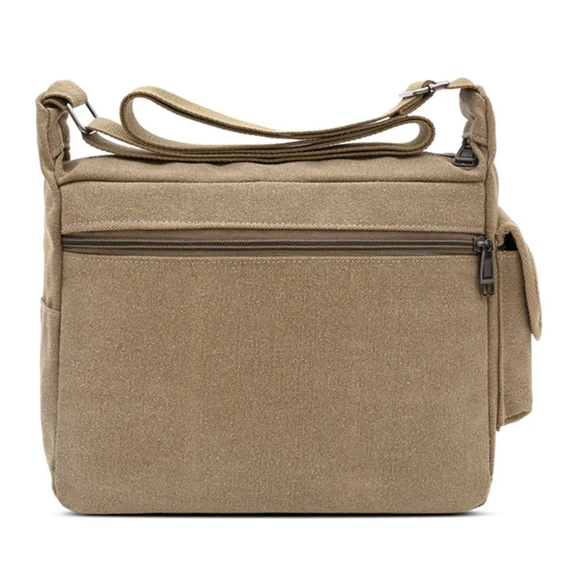 Calvin | Men's Canvas Crossbody Messenger Bag
