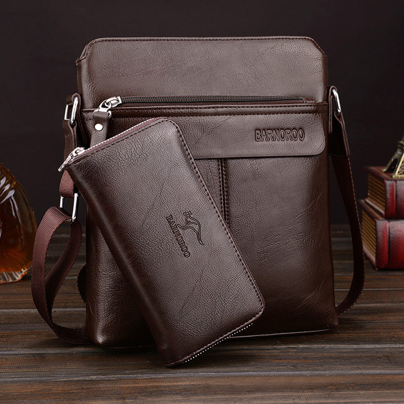 Maverick | Men's Classic Anti-Theft Leather Crossbody Bag
