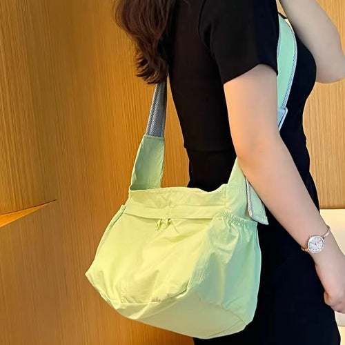 Cecilia | Women's Lightweight Waterproof Nylon Crossbody Messenger Bag