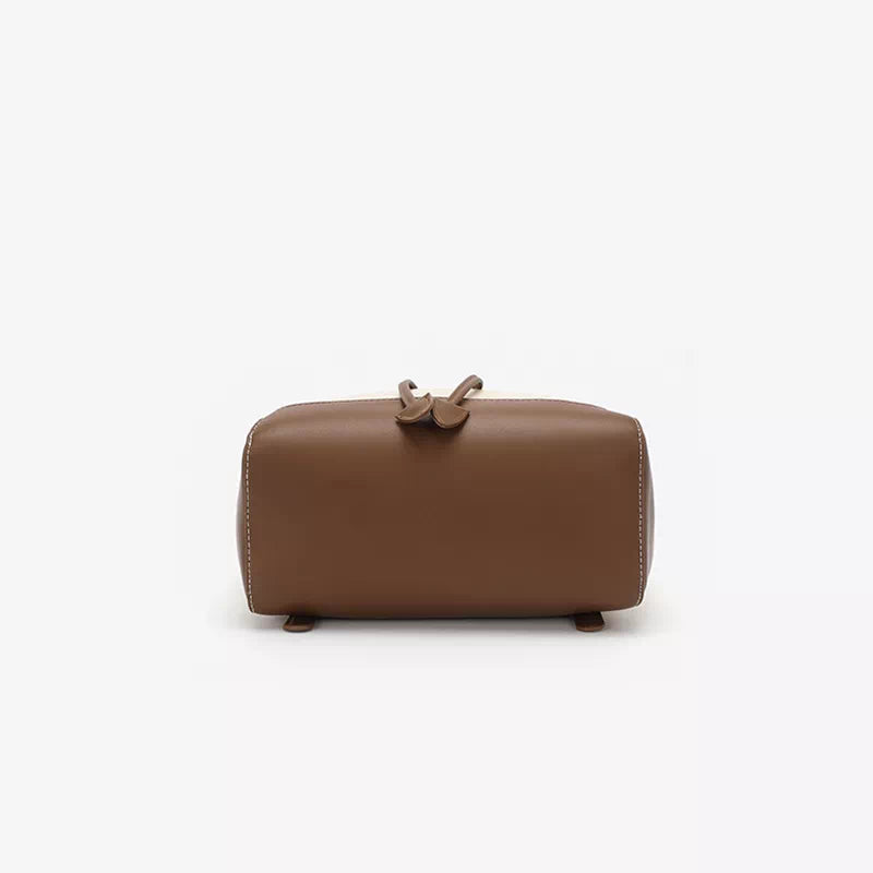 Alea | Women's Vintage Leather Drawstring Backpack