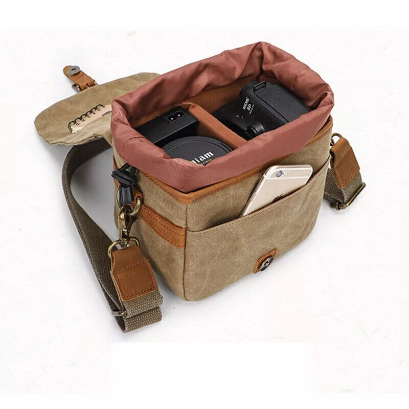Ryder | Men's Vintage Canvas DSLR Camera Bag