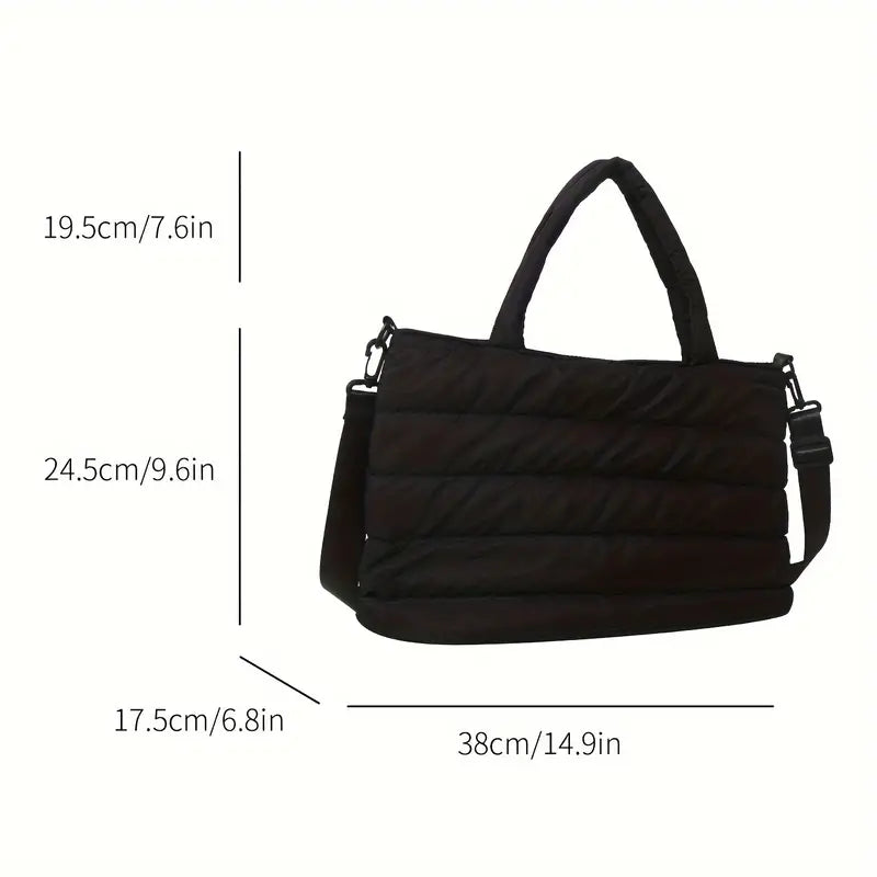 Women's Padded Casual Crossbody Shoulder Handbag