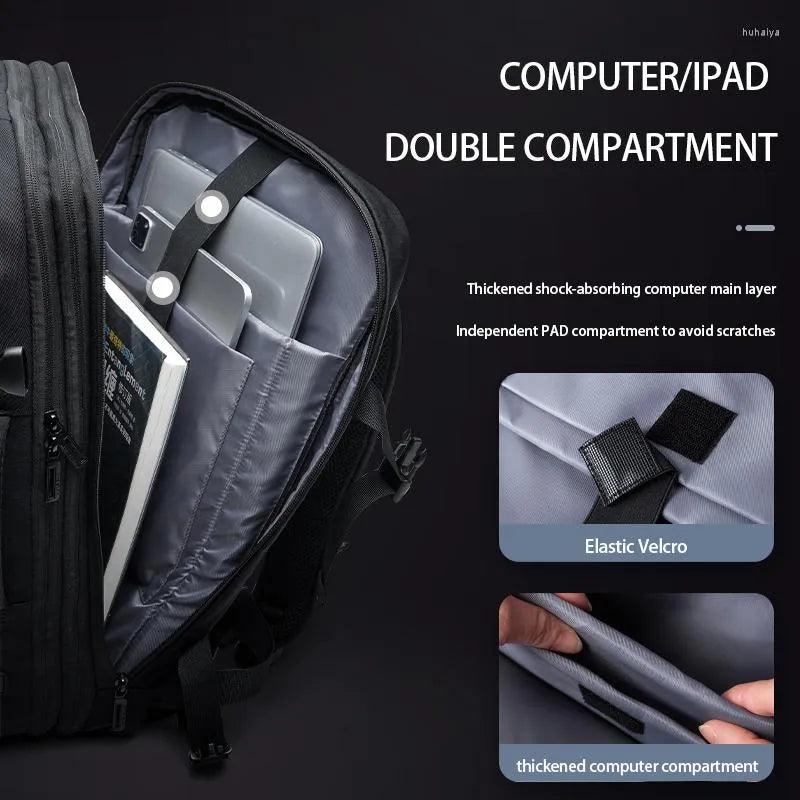 Jordan | Expandable Versatile Waterproof Travel Laptop Backpack