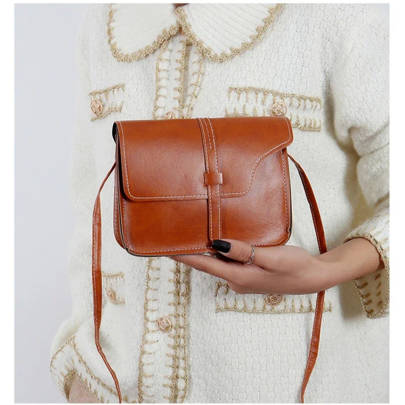 Nila | Women's Retro Small Square Crossbody Sling Bag