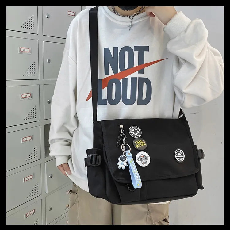 Noah | Trendy Nylon Lightweight Crossbody Messenger Bag