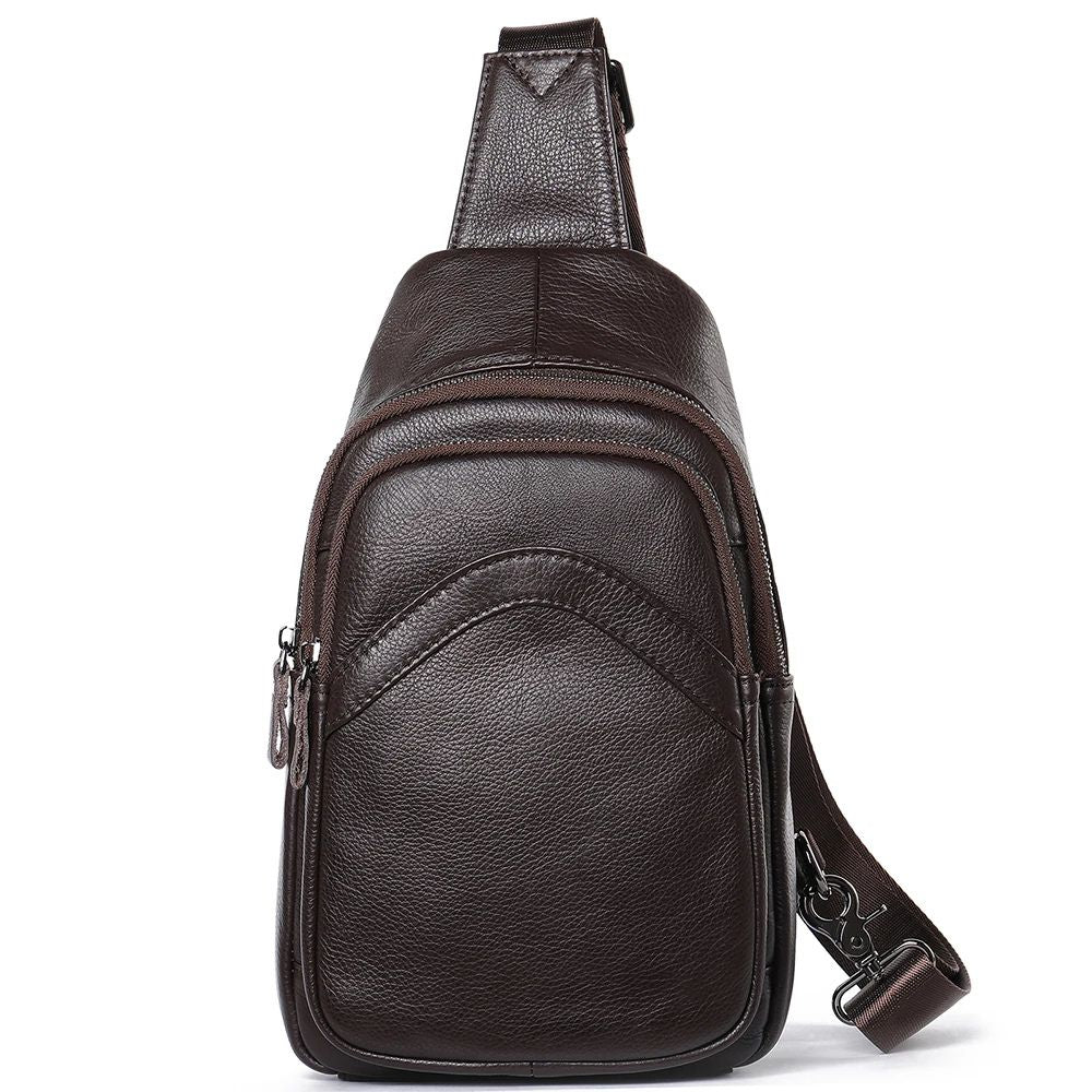 Stevie | Men's Leather Travel Crossbody Bag