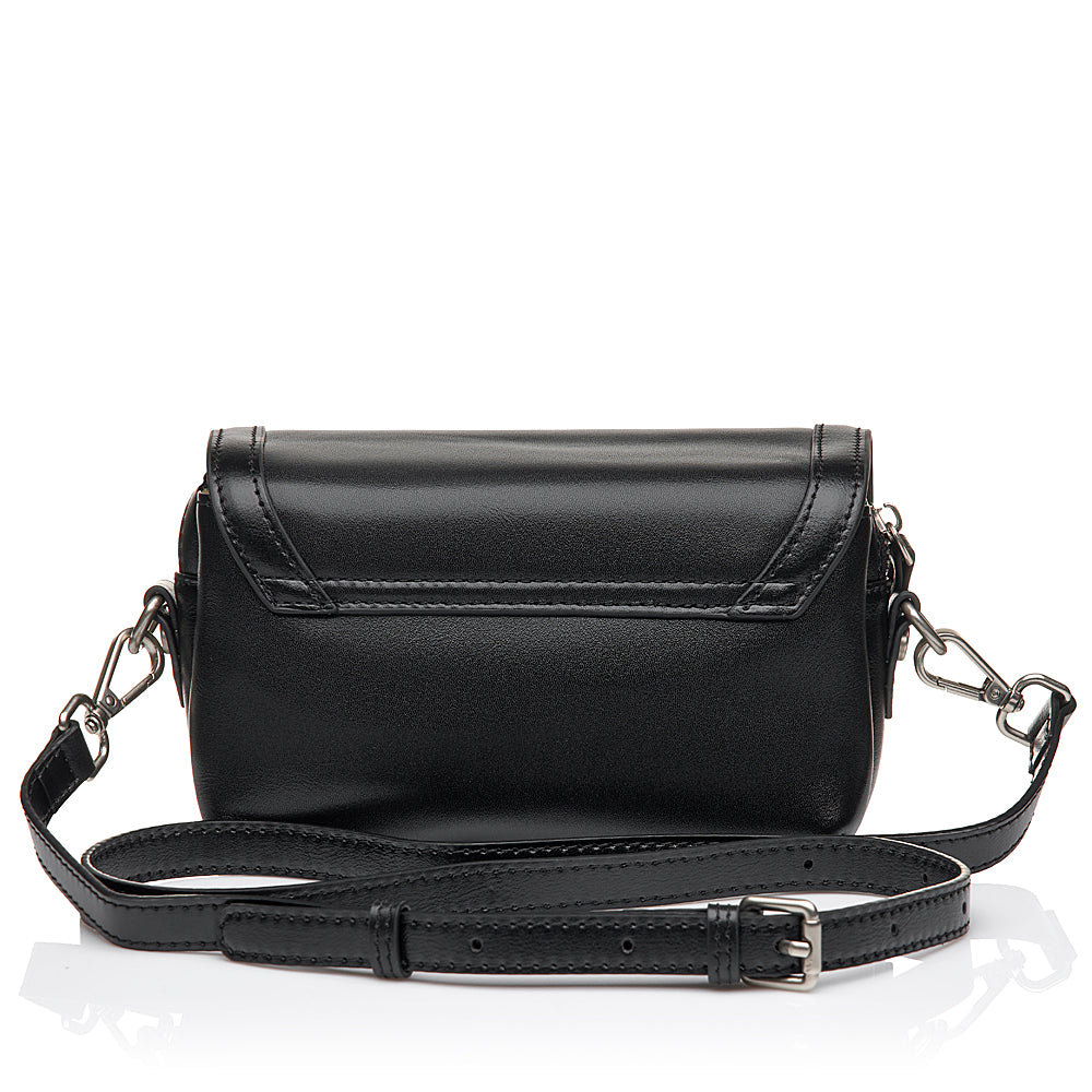 Chloe | Women's Genuine Leather Crossbody Messenger Bag with Buckle Closure
