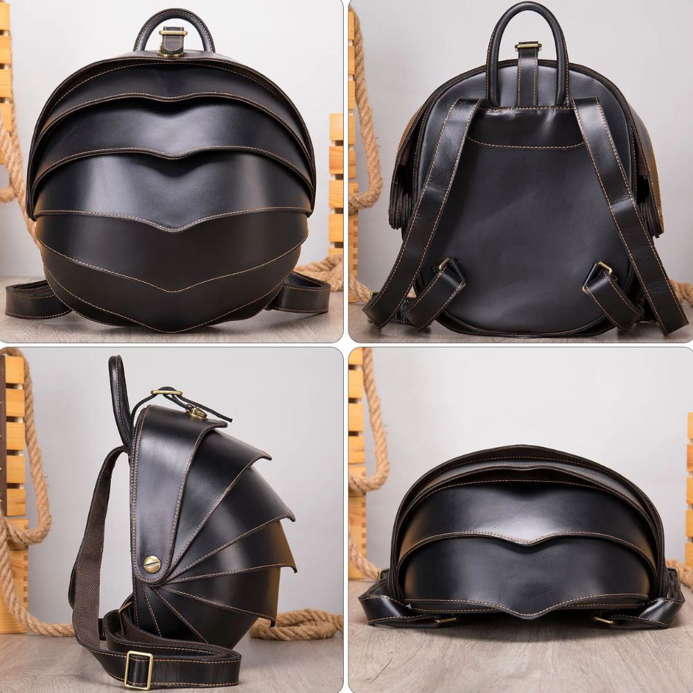 Hadley | Pangolin Vintage Leather Travel Backpack