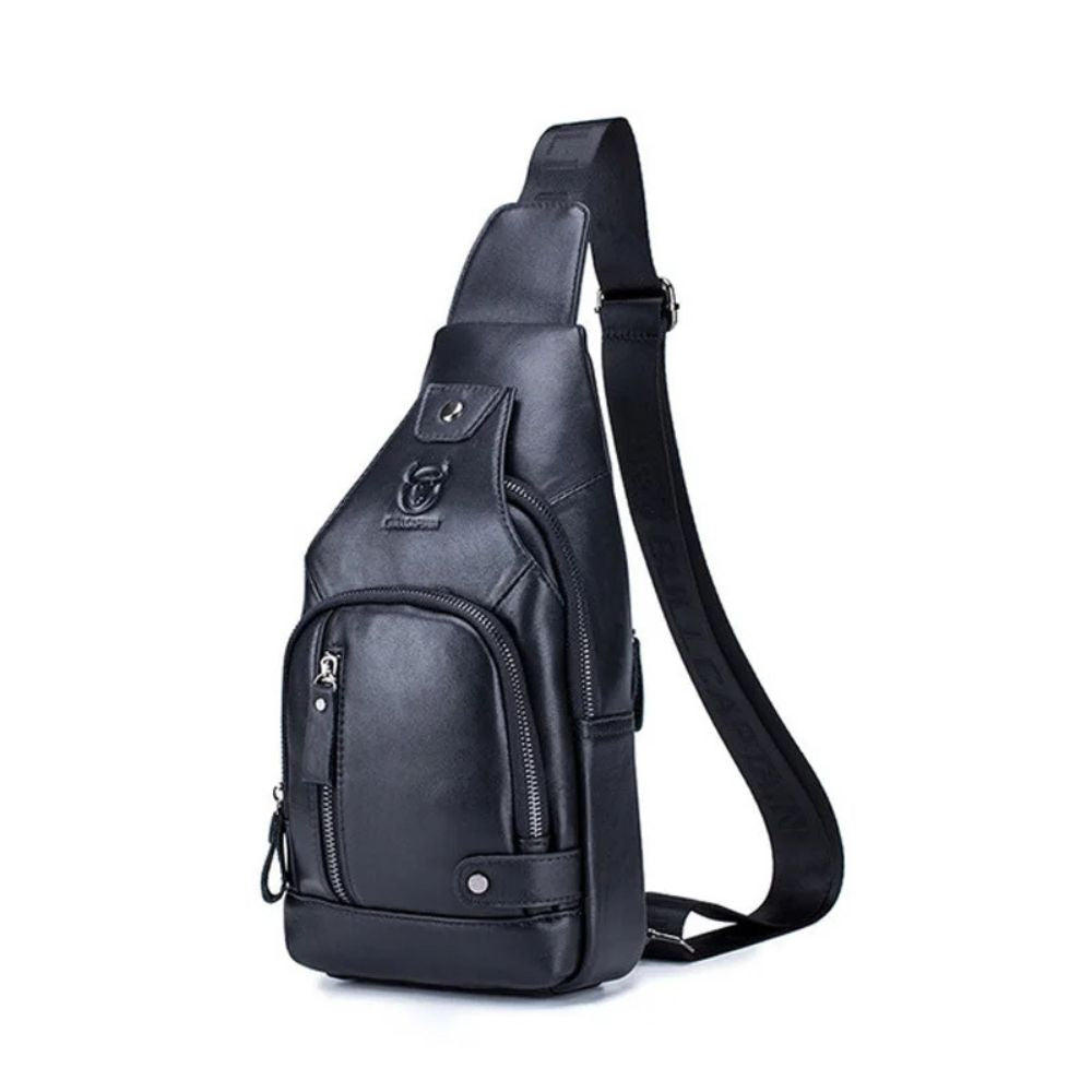 Orion | Men's Genuine Leather USB Crossbody Travel Bag