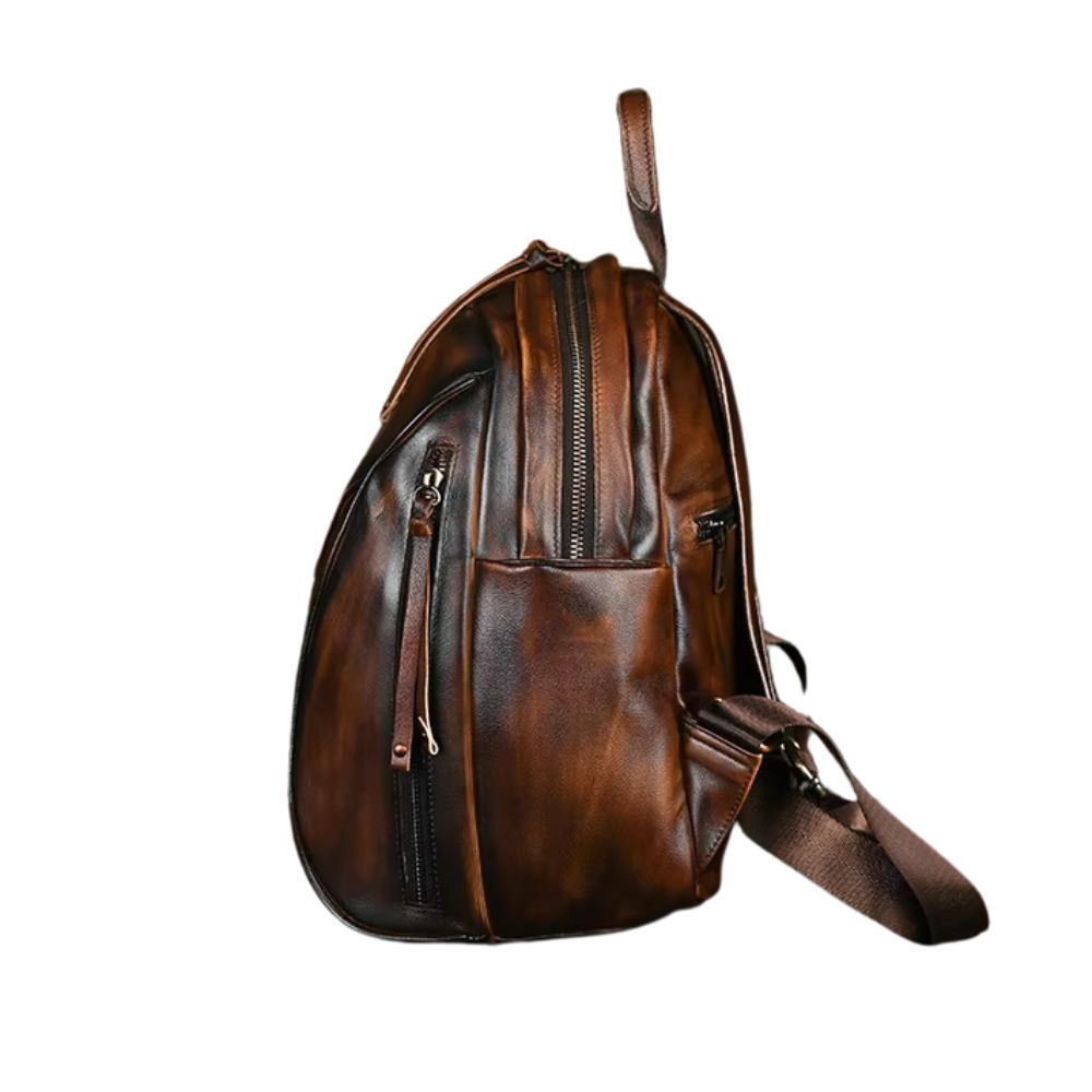 Women's Vintage Leather Travel Backpack