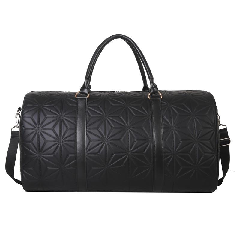 Large Capacity Leather Duffle Bag