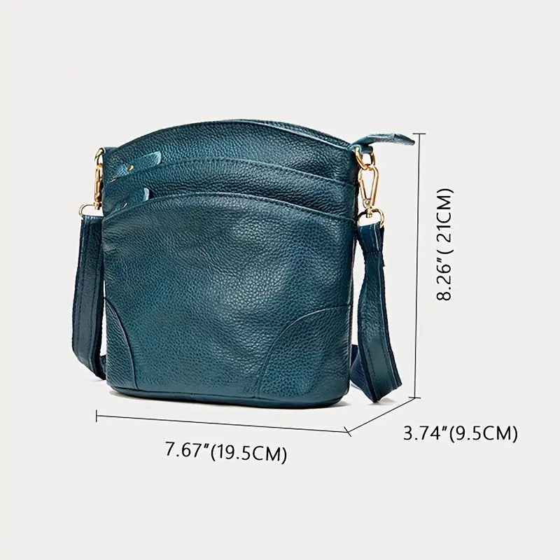 Grace | Women's Vintage Leather Large Crossbody Sling Bag