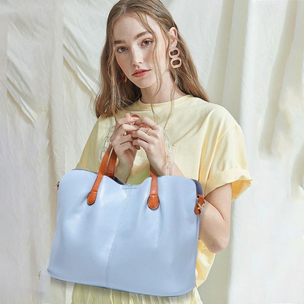 Georgia | 2-in-1 Women's Leather Tote Crossbody Handbag