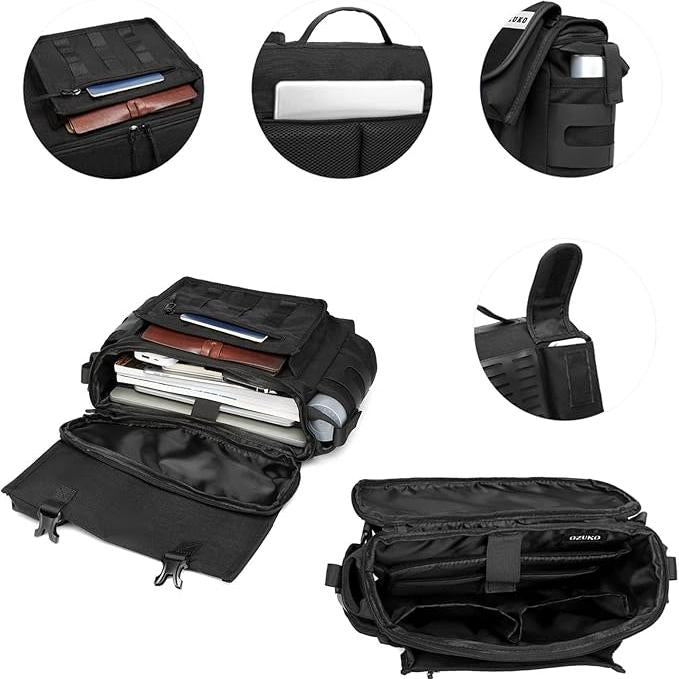 Logan | Men's Casual Multi-Pocket Crossbody Messenger Laptop Travel Bag