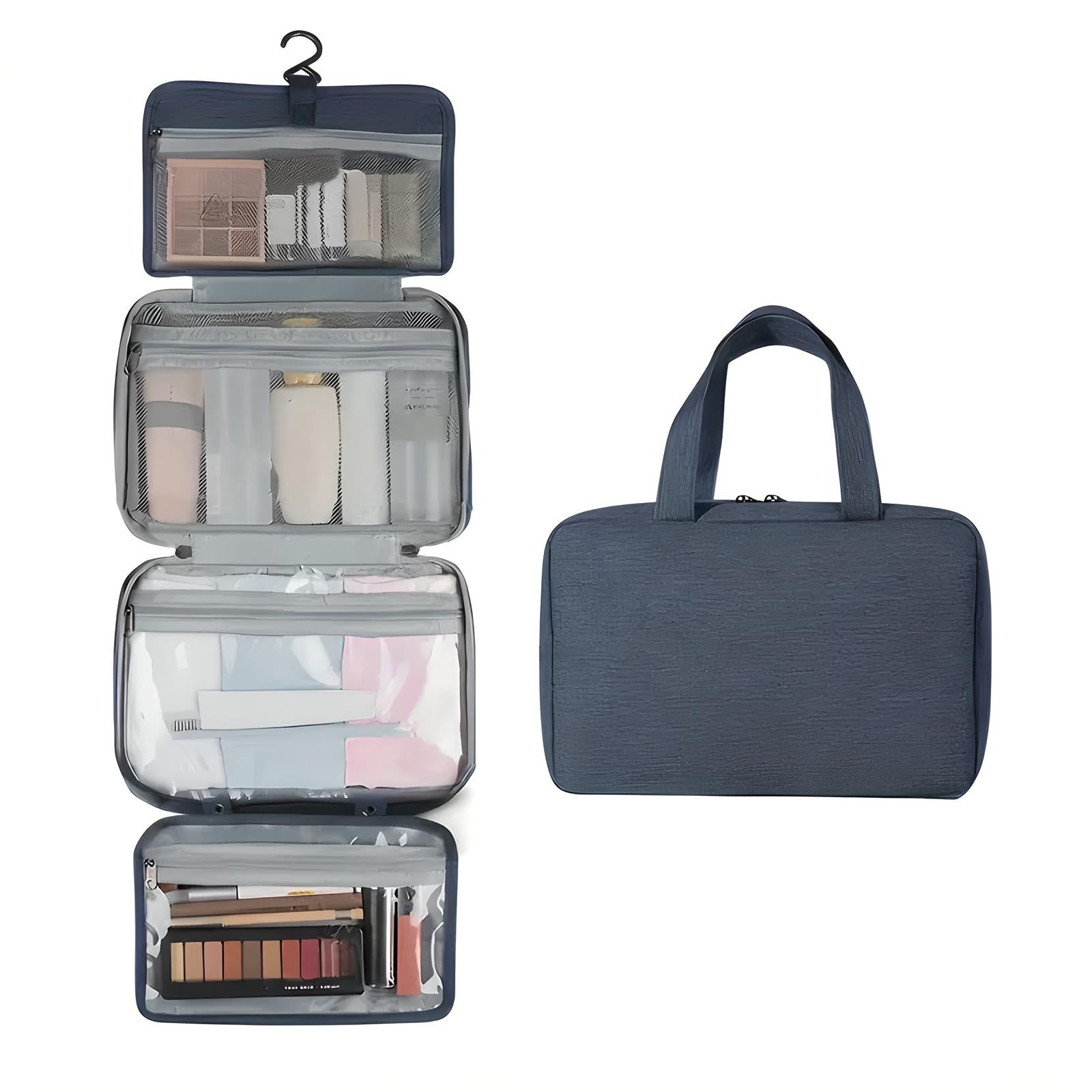 Sam | Multi-Compartment Hanging Toiletries Organiser Bag