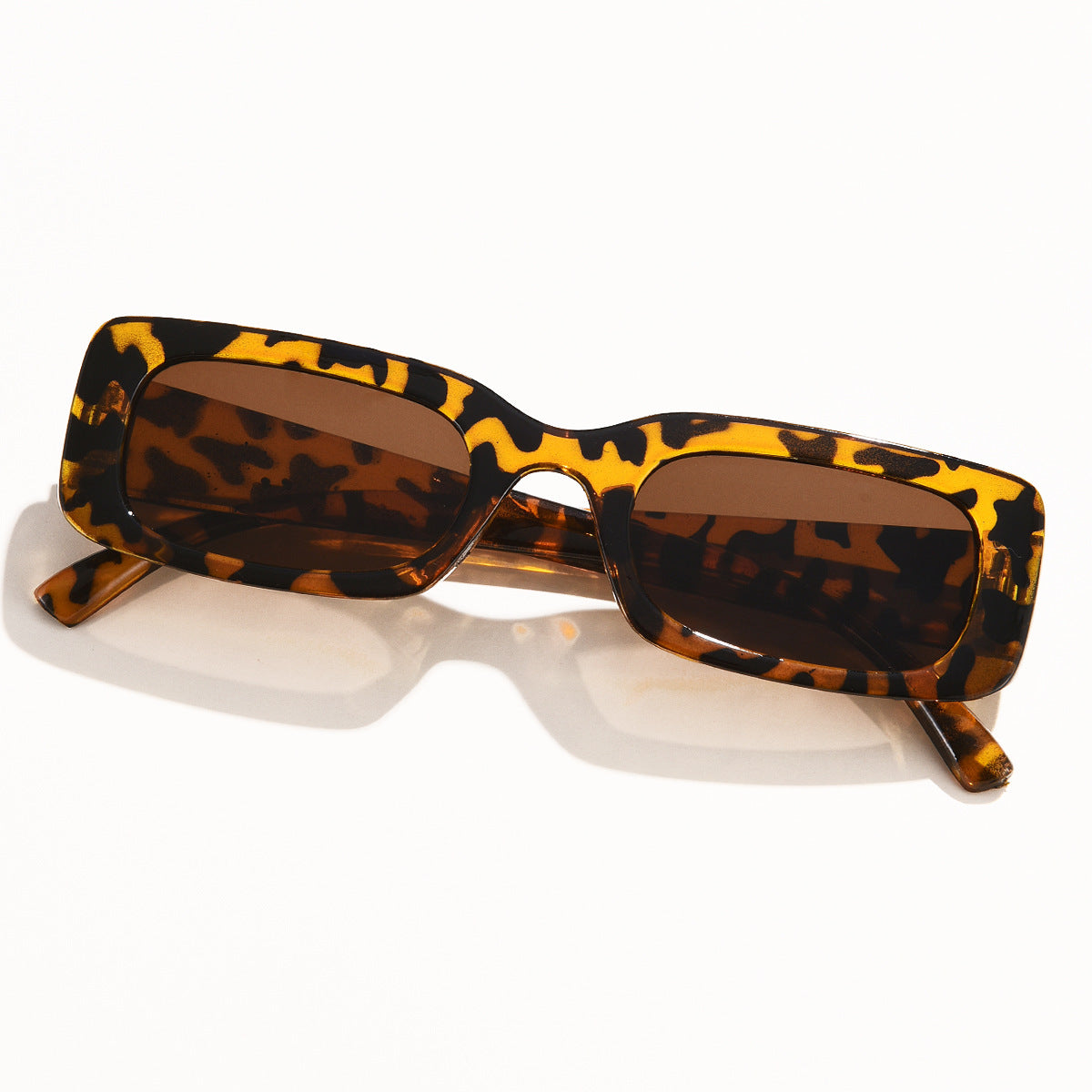 New Retro Small Frame Square Sunglasses Men And Women Trend Simple Street Shooting Sunglasses