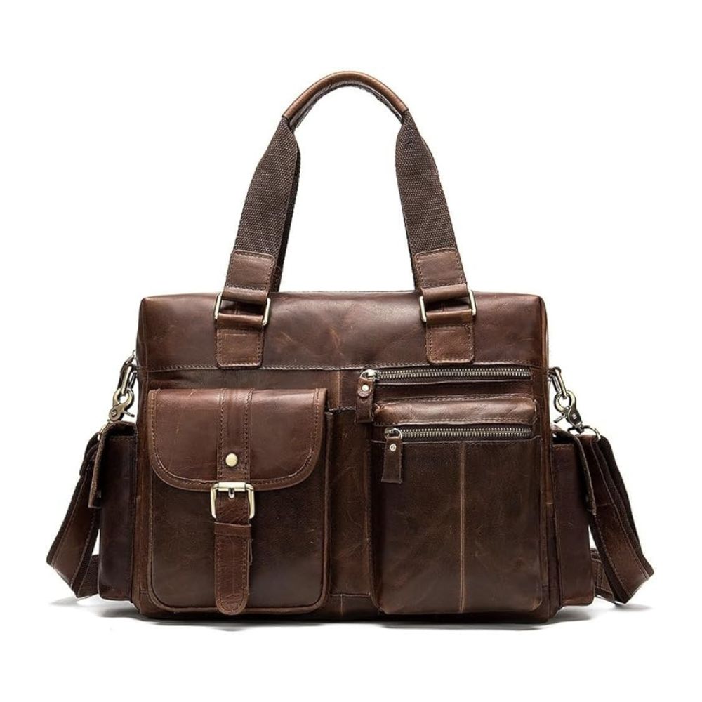 Daniel | Unisex Vintage Leather Travel Messenger Crossbody Bag
