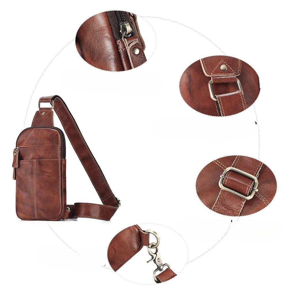 Remington | Men's Leather Travel Crossbody Bag