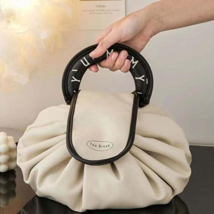 Women's Large Foldable Drawstring Cosmetic Makeup Travel Bag