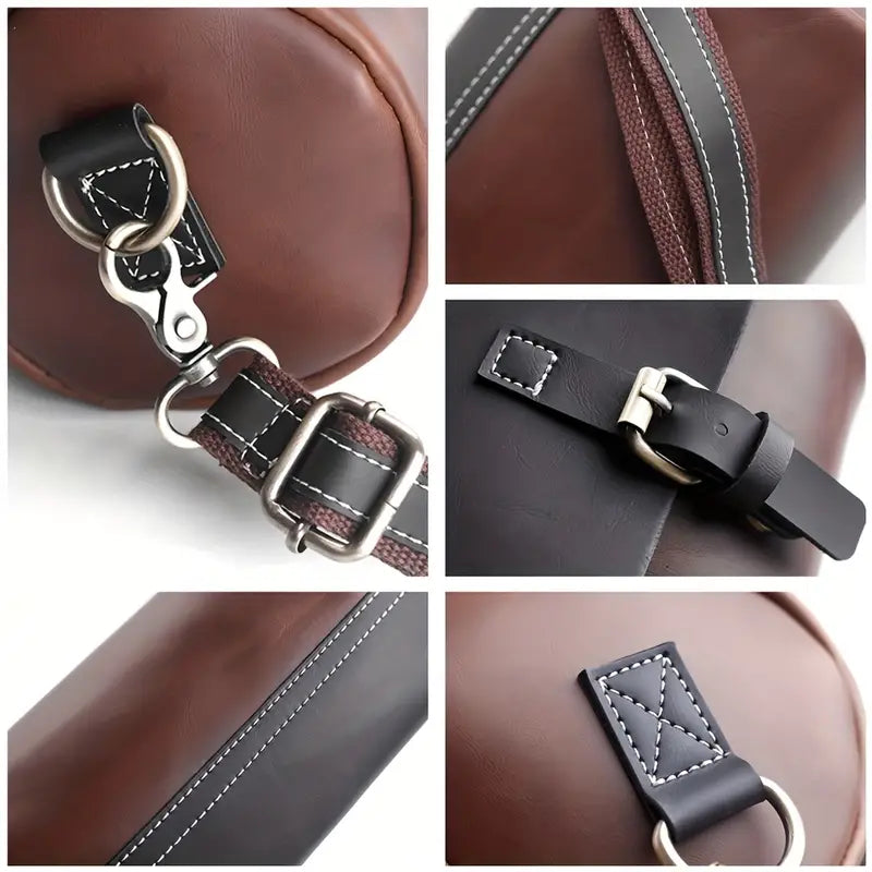 Men's Durable Drawstring Crossbody Messenger Bag