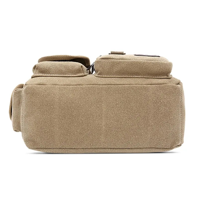 Calvin | Men's Canvas Crossbody Messenger Bag