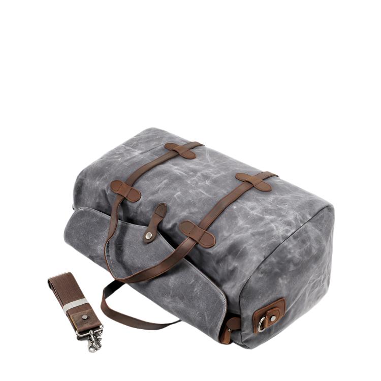 Henry | Waxed Waterproof Canvas Large Travel Garment Sports Duffle Bag