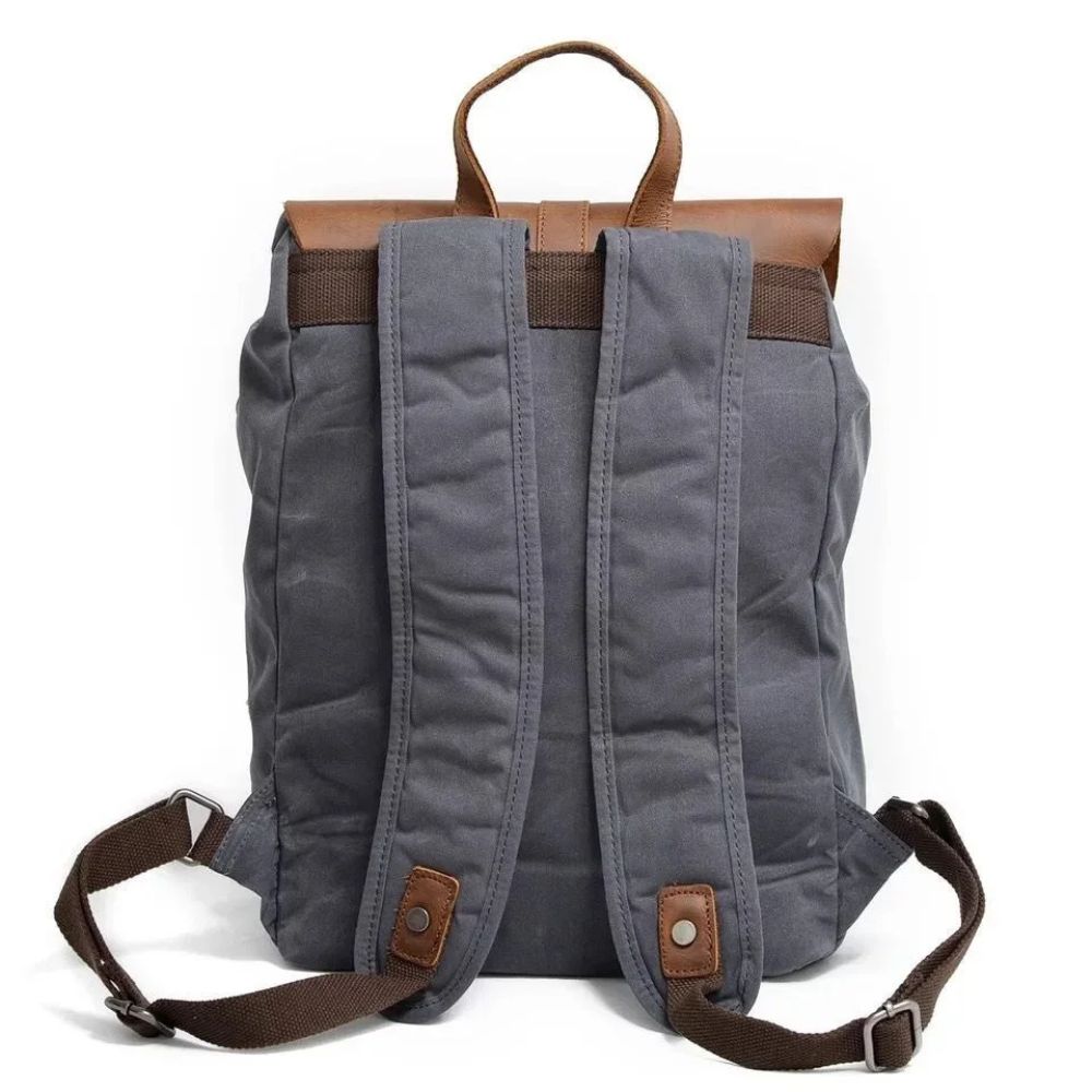 Liam | Waxed Canvas Laptop Travel Backpack