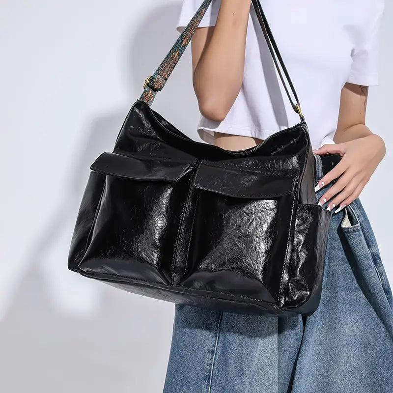 Emma | Women's Retro Multi-Pocket Crossbody Messenger Handbag