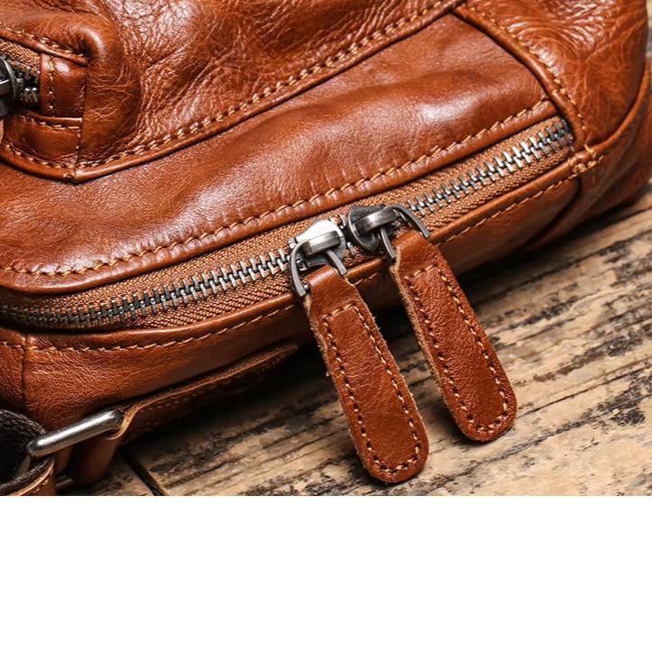 Jacob | Men's Genuine Leather Crossbody Satchel Messenger Travel Bag