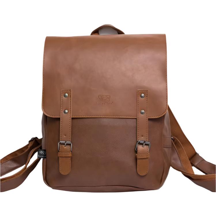 Chloe | Women's Vegan Leather Dual Strap Large Travel Laptop Backpack